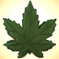 Μεταλλικό Κουπάτ Φύλλο Κάνναβης 10,2εκ