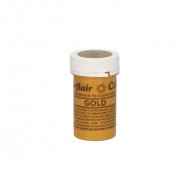 Χρυσό Σατινέ Συμπυκνωμένο Βρώσιμο Χρώμα Πάστας 25γρ της Sugarflair