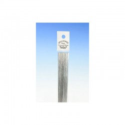 Νο.22 Ασημί Μεταλλικά Σύρματα Λουλουδιών 25 τεμ.