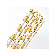 Χάρτινα Καλαμάκια με ζωάκια - Καμηλοπάρδαλη