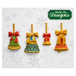 Χριστουγεννιάτικες Καμπανούλες - Καλούπι Σιλικόνης της Katy Sue (Christmas Bells)