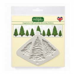 Έλατα - Καλούπι Σιλικόνης της Katy Sue (Fir Trees)