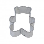 Μίνι Όρθιο Πολικό Αρκουδάκι Μεταλλικό Κουπάτ Μπισκότου 3,8εκ.