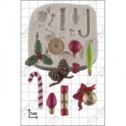 Μινι Χριστουγεννιάτικα Διακοσμητικά - Καλούπι Ζαχαρόπαστας - Σοκολάτας της FPC