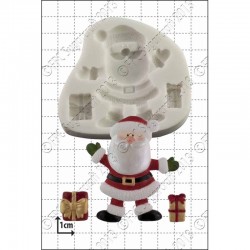 Άγιος Βασίλης με δώρα - Καλούπι για Ζαχαρόπαστα - Σοκολάτα της FPC