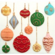 Καλούπι Σιλικόνης της Katy Sue - Χριστουγεννιάτικες Μπάλες (Christmas Baubles)