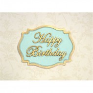 Καλούπι Αποτύπωσης - Μίνι Πλακέτα - Ευχές (Happy Birthday) της Katy Sue