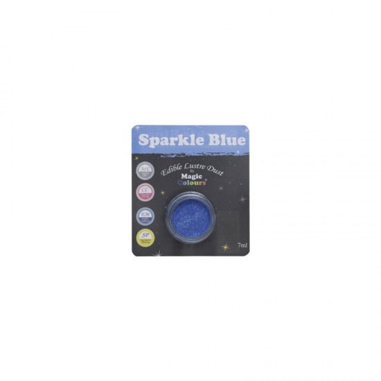 Χρώμα Φινιρίσματος σε σκόνη της Magic Colours - Λαμπιρίζων Μπλε 7ml (Sparkle Blue)