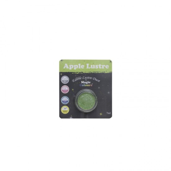 Χρώμα Φινιρίσματος σε σκόνη της Magic Colours - Γυαλιστερό Πράσινο του Μήλου 7ml (Apple Lustre)
