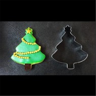 Μεταλλικό Κουπάτ Μπισκότου Χριστουγεννιάτικο Δέντρο με Κορυφή