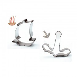 Μεταλλικό Κουπάτ Μπισκότου Πειρατικό Καράβι