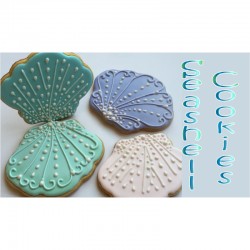 Μεταλλικό Κουπάτ Μπισκότου Όστρακο Αχιβάδα