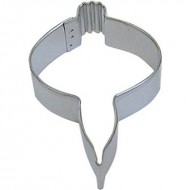 Μεταλλικό Κουπάτ Μπισκότου Οβάλ Στολίδι