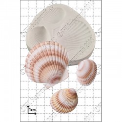 Καλούπι Σιλικόνης της FPC -  Μεγάλα Κοχύλια (Large Shells)