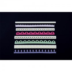 Σετ 4 Ευθείες Μπορντούρες της FMM Εφέ Νο.5-8