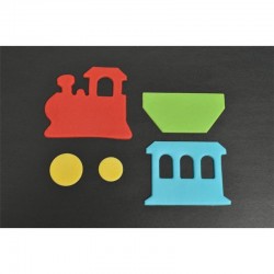 Κουπάτ Τρενάκι της FMM  Σετ 4 τεμ.