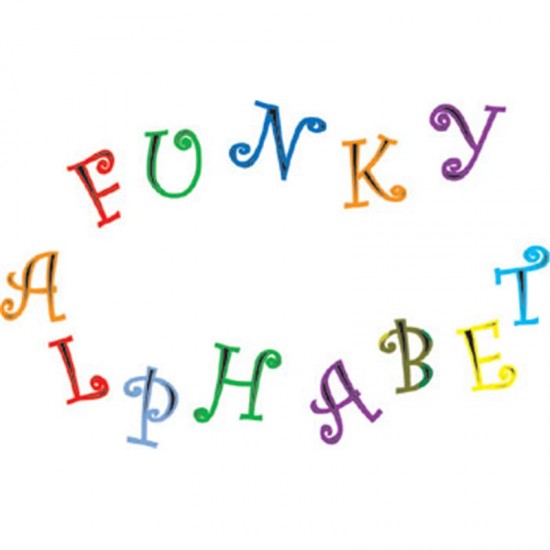 Tappit - Κουπάτ της FMM Funky Λατινική Αλφάβητος και Νούμερα