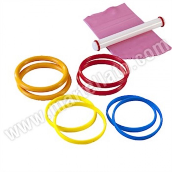 Σετ 8 δαχτυλιδιών για μικρό πλάστη Ø2,5 εκ